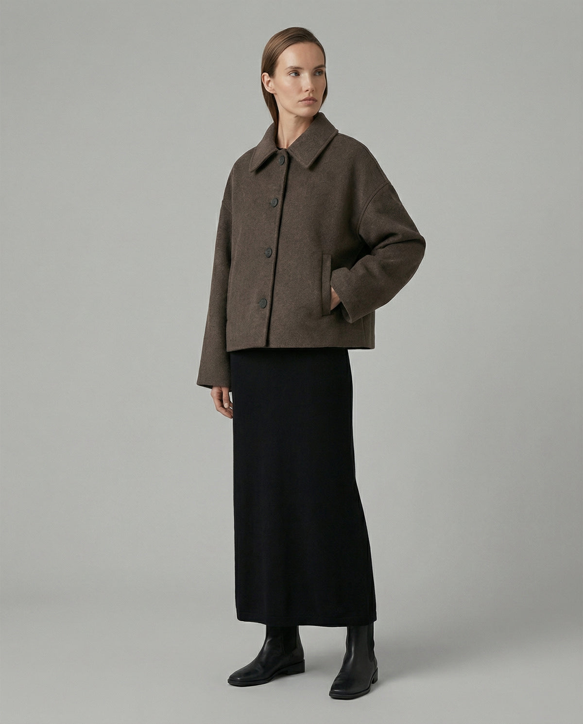 Cocoa Structured Whool Jacket