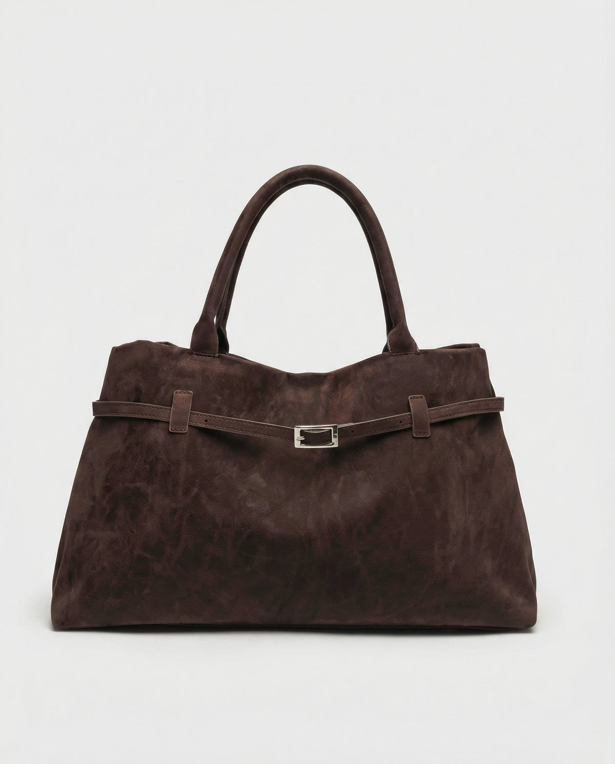 Heritage Buckle Leather Tote