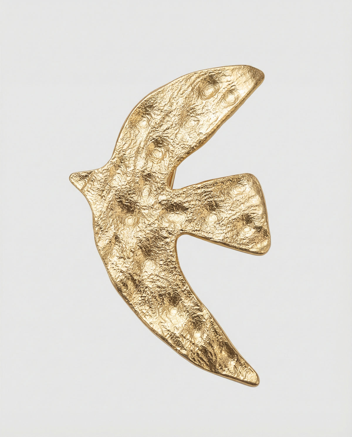 Sculpted Dove Brooch