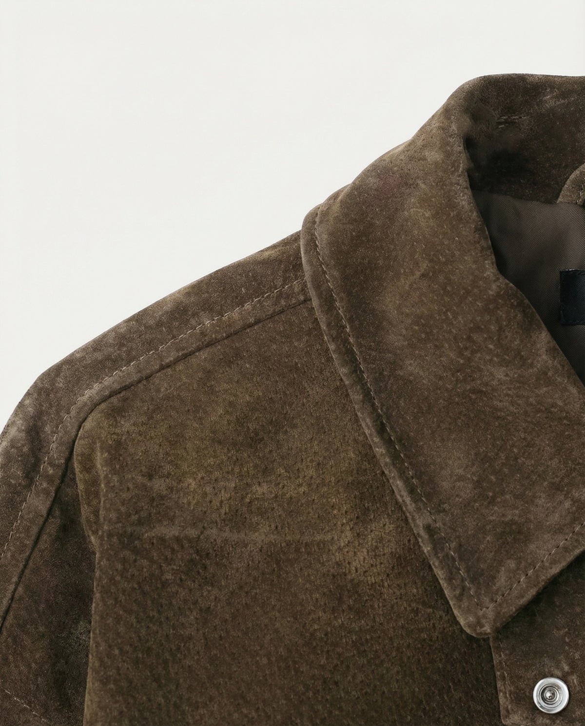 Vintage Suede Utility Jacket