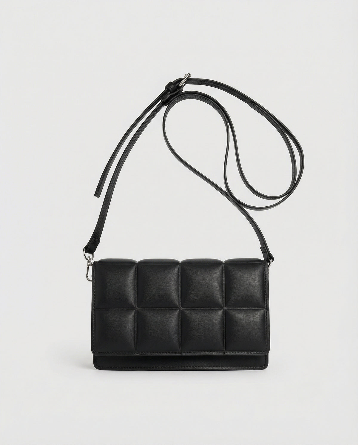 Structured Quilted Crossbody