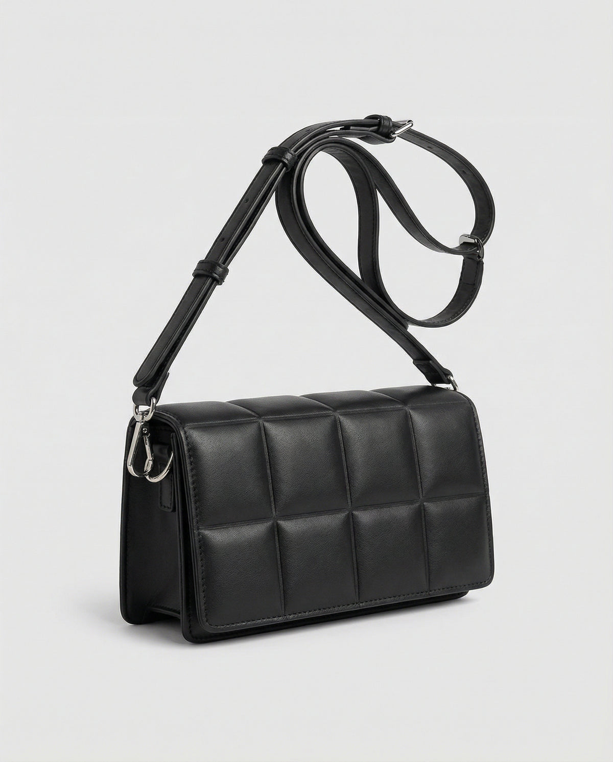 Structured Quilted Crossbody