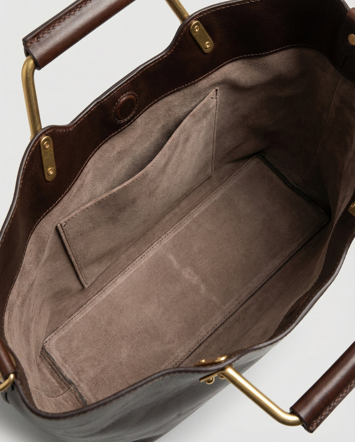 Structured Metal-Handle Tote