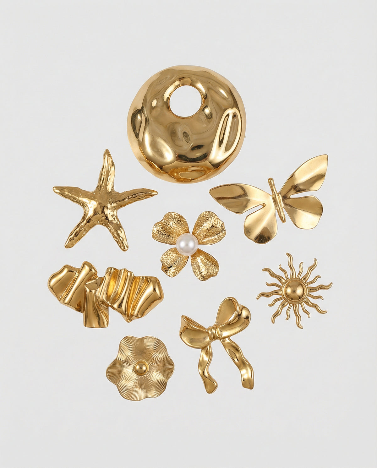 Mediterranean Sculpted Charm Set