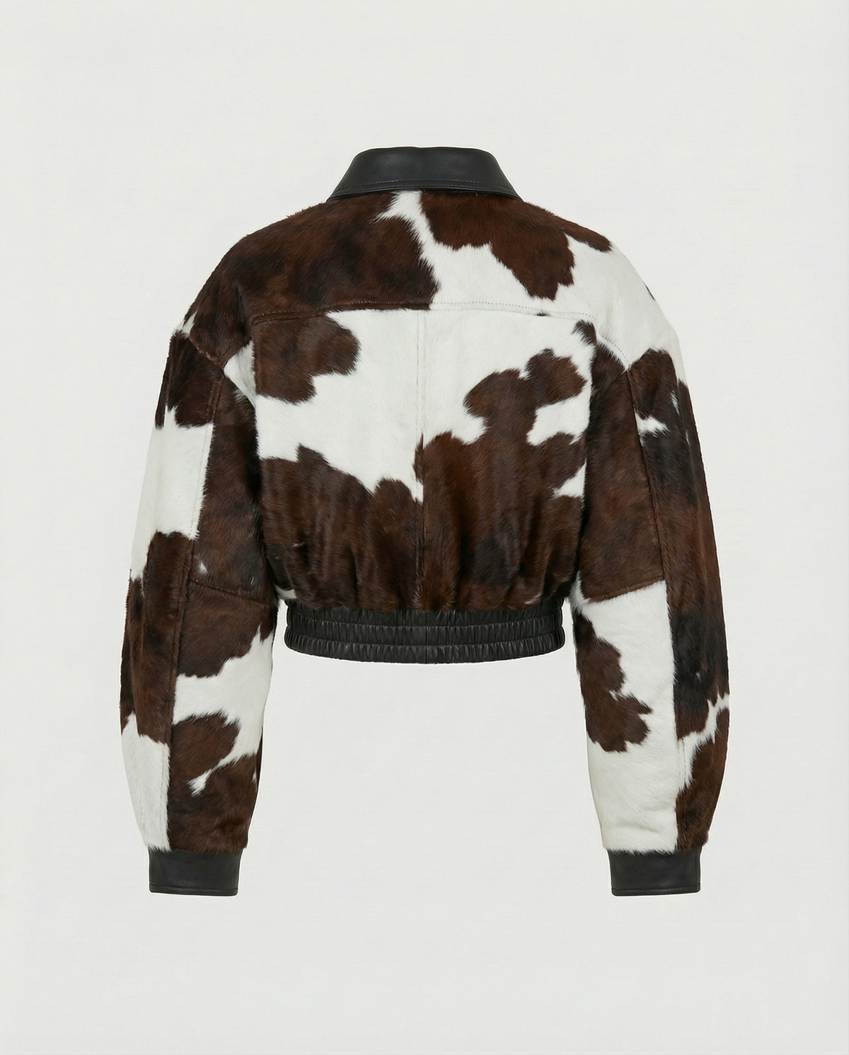 Cowhide Cropped Jacket